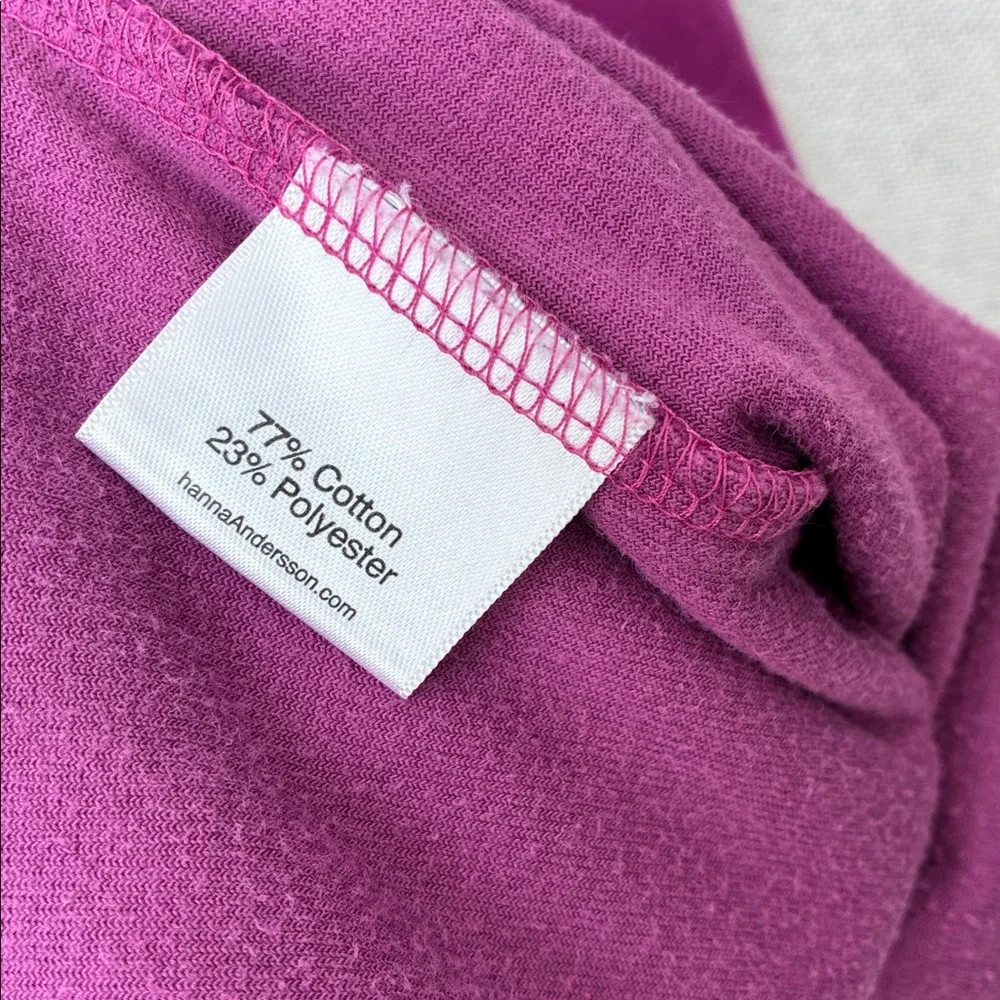 Hanna Andersson Sz 110 US 5 Bundle of 2 Dresses Gray Purple Heart Boden Gap
